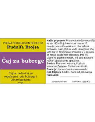 Čaj za bubrege